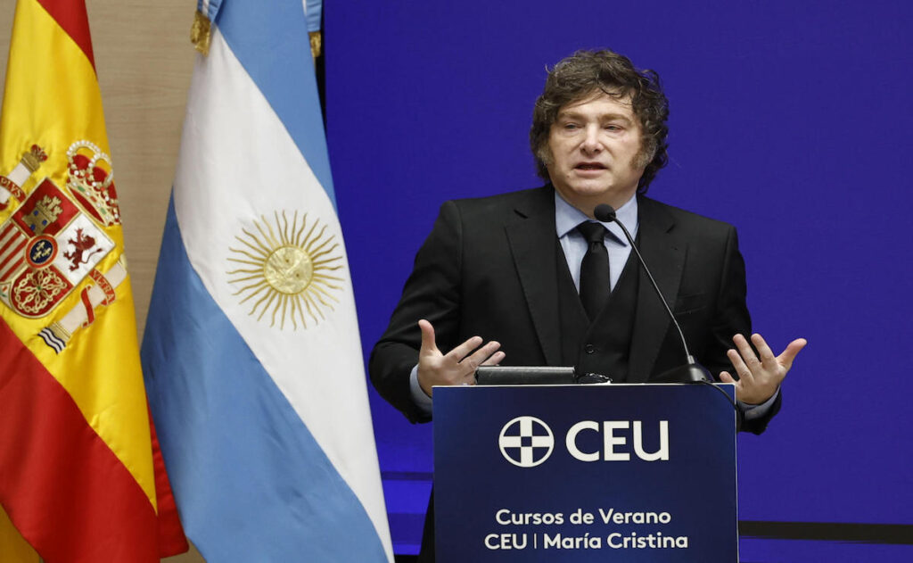Milei destaca entrega de Argentina ante EspaÒa: "Hasta el final con las botas puestas"